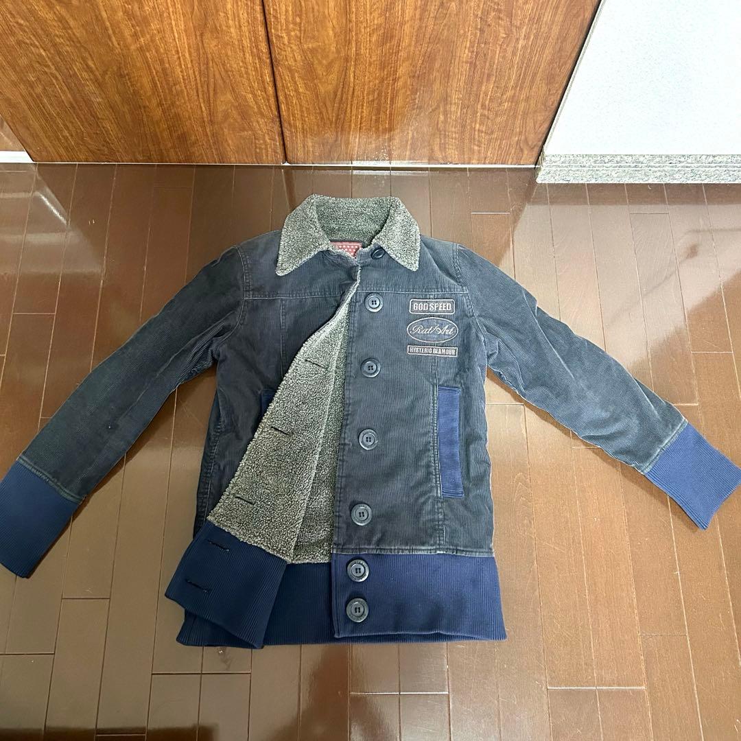 ヒステリックグラマー◇コーデュロイ 裏ボアジャケット◇フリーサイズ