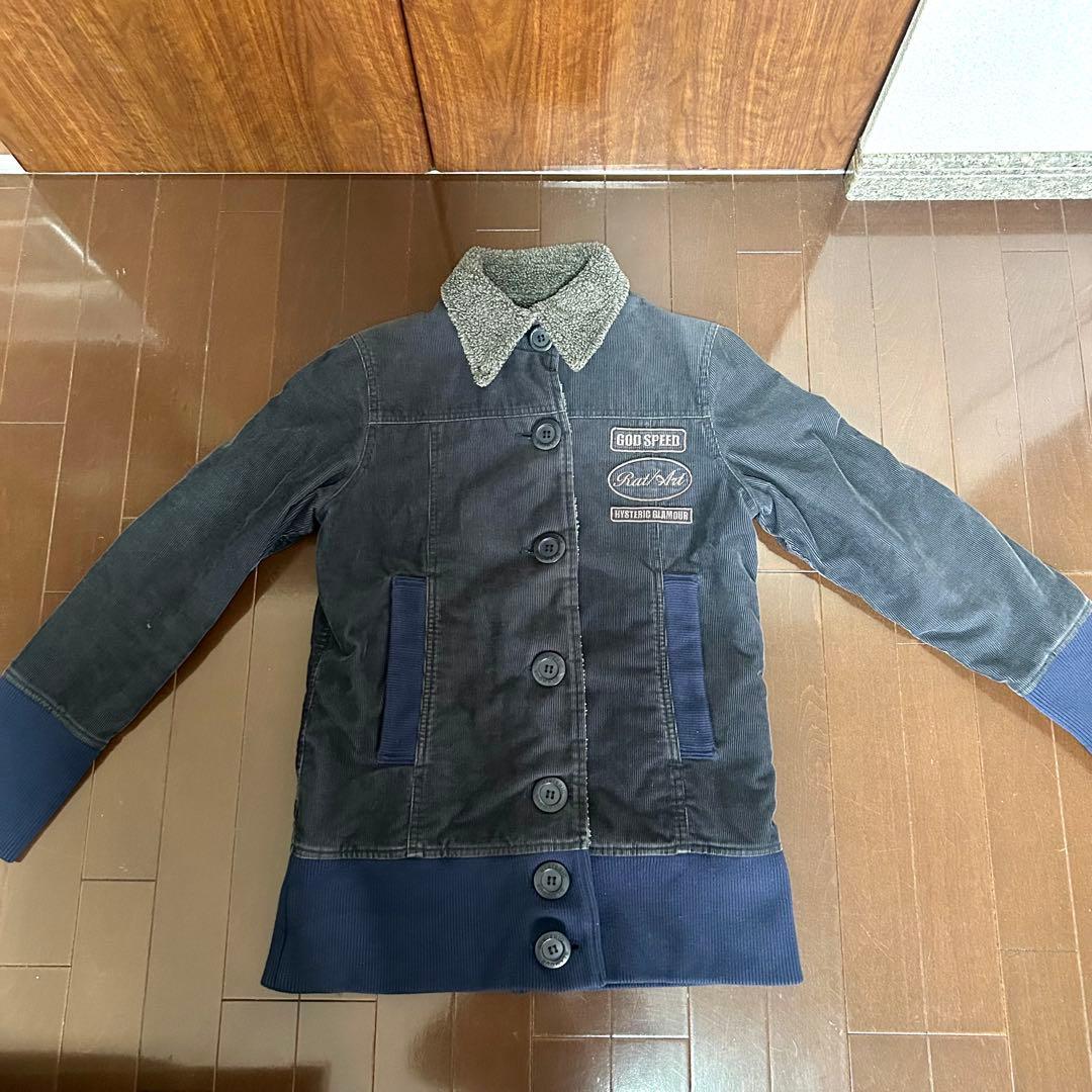 ヒステリックグラマー◇コーデュロイ 裏ボアジャケット◇フリーサイズ