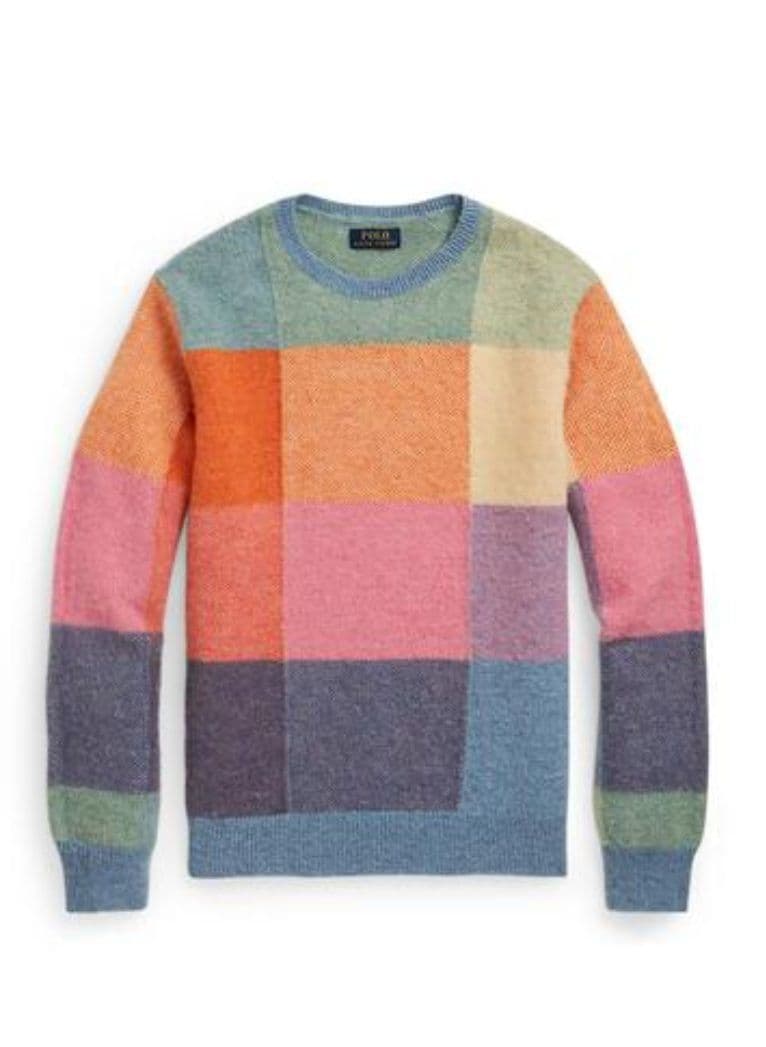 高級ライン♡ラルフローレン　ふわふわパターンカラーウールニットセーター　カラフル POLO RALPH LAUREN - 美品 ポロラルフローレン マルチカラー