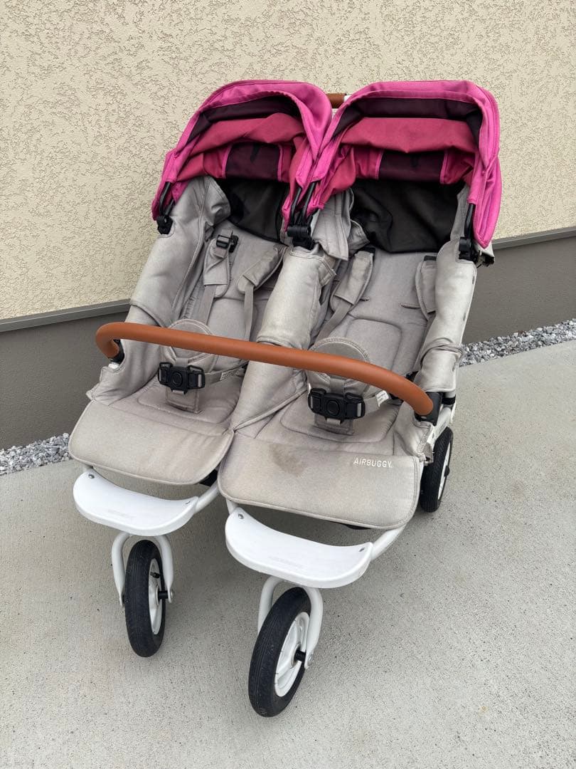 エアバギー ココダブル 双子用 ピンク おまけ多数！