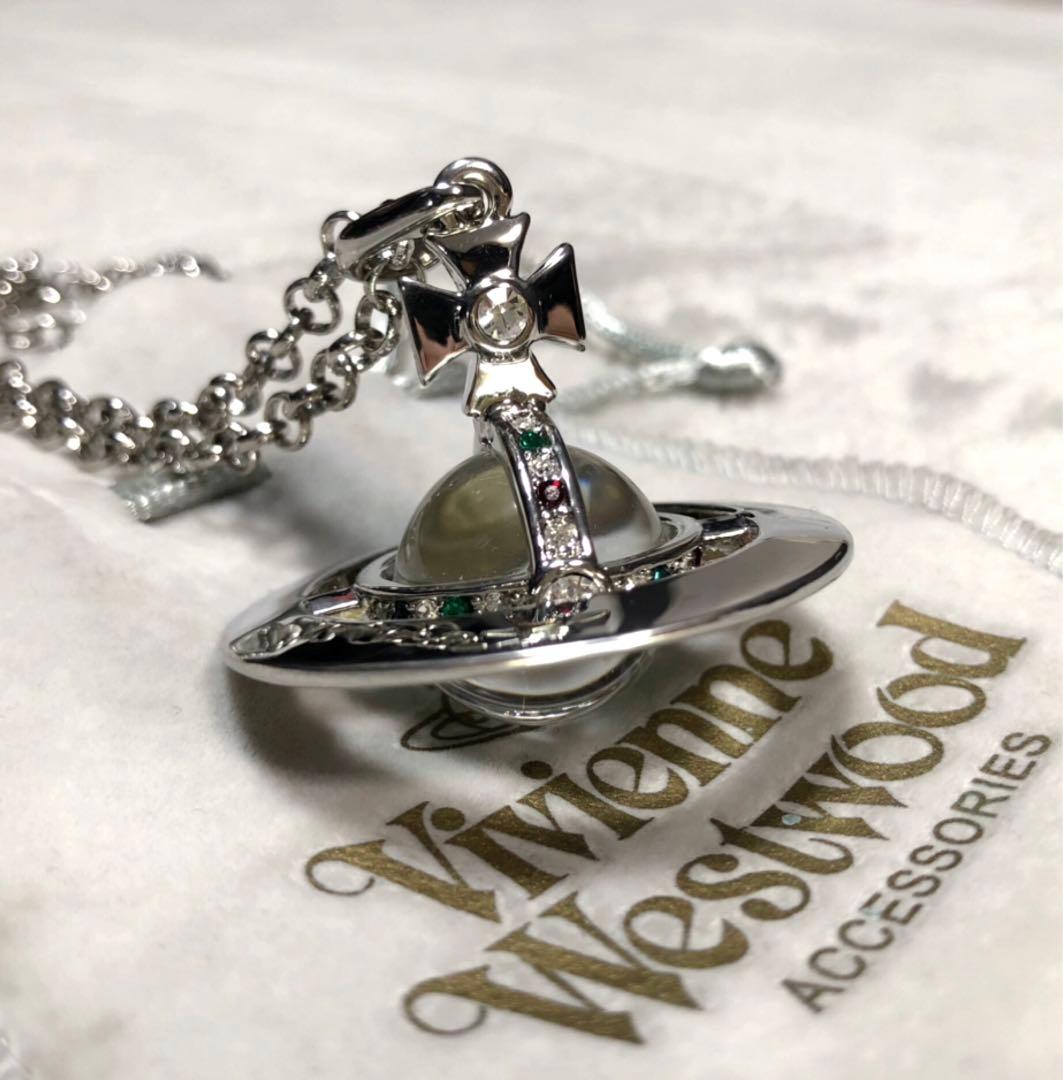 ヴィヴィアンウエストウッド スモールオーブ ネックレス シルバー