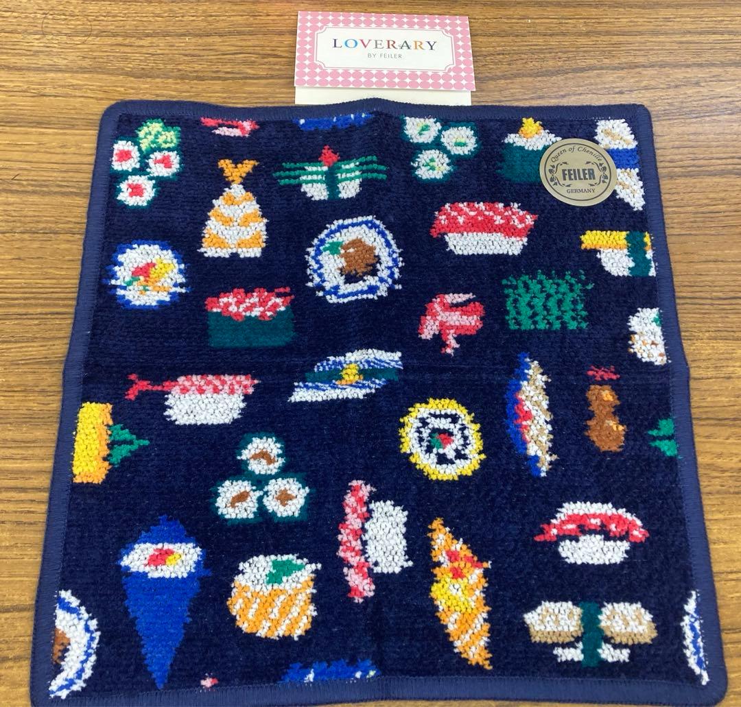 ☆ラブラリーバイフェイラー☆【OHスシ】 ハンカチ FEILER 寿司柄