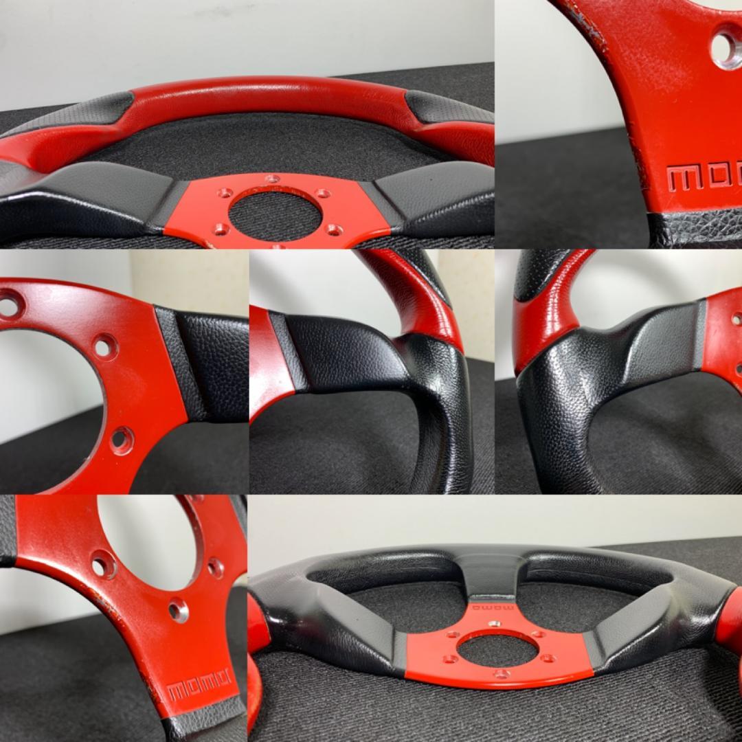 モモ コマンド2 レッドスポーク Dシェイプ 35cm 廃盤 希少 ネジ付