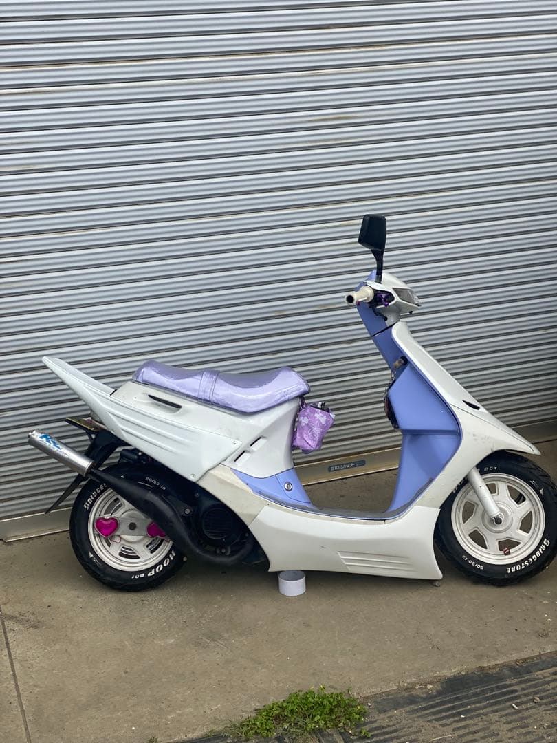 初期型/AF18/AF25ディオ用三連ダクト入りロングリアテールカウル