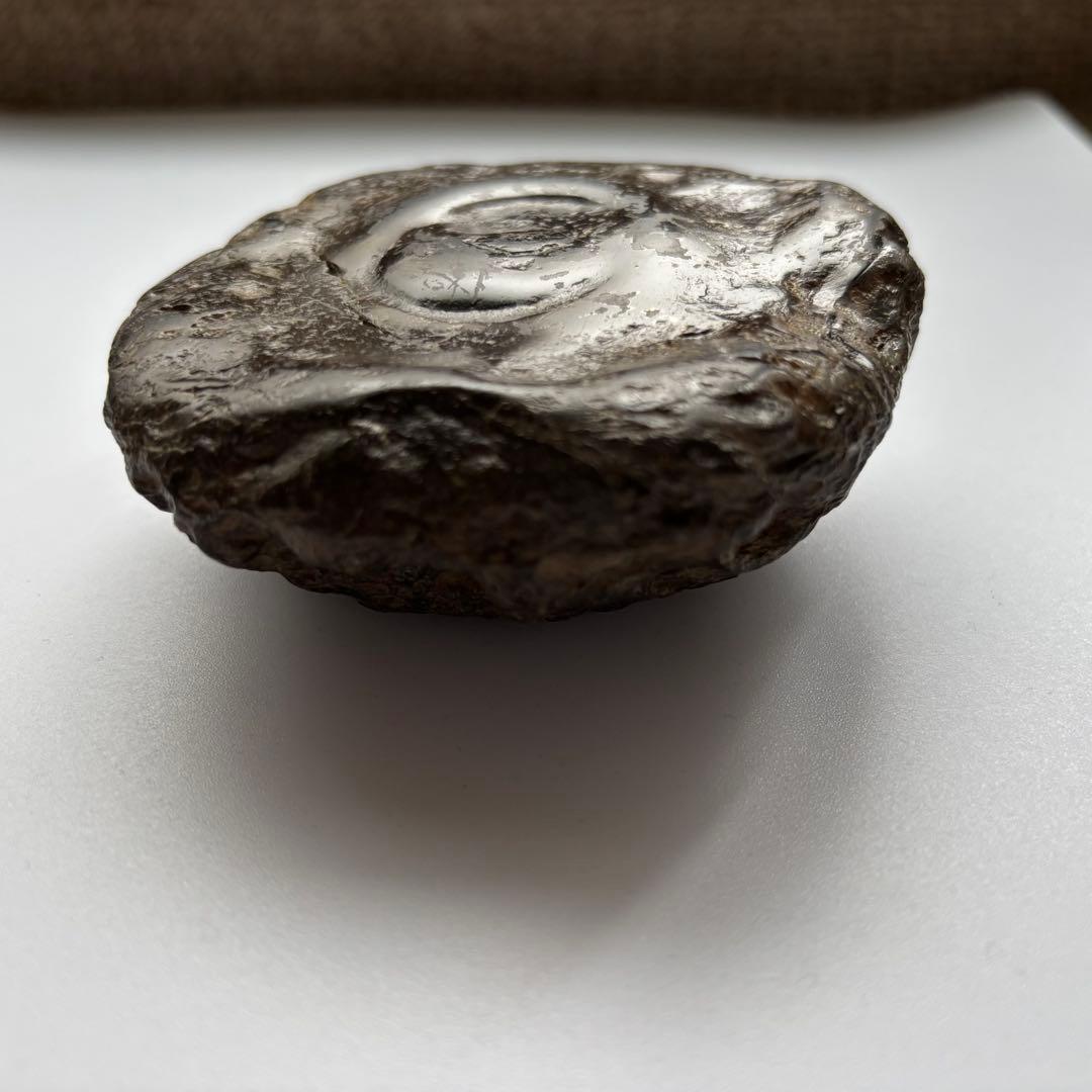 天然石 メロン馬蹄石 隕石 テクタイト 523g