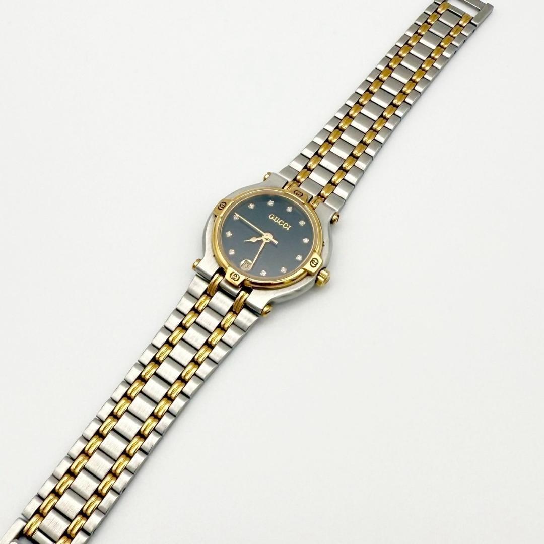 762☆超美品☆ GUCCI 9000L レディース 腕時計 ダイヤ 希少 - メルカリ
