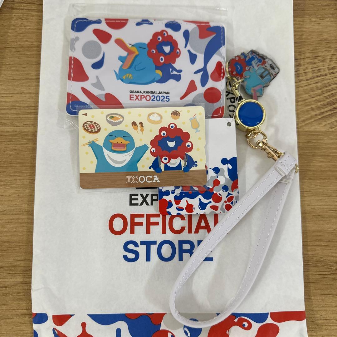 万博限定品】JR西日本限定 万博記念 ICOCA＋合皮パスケース