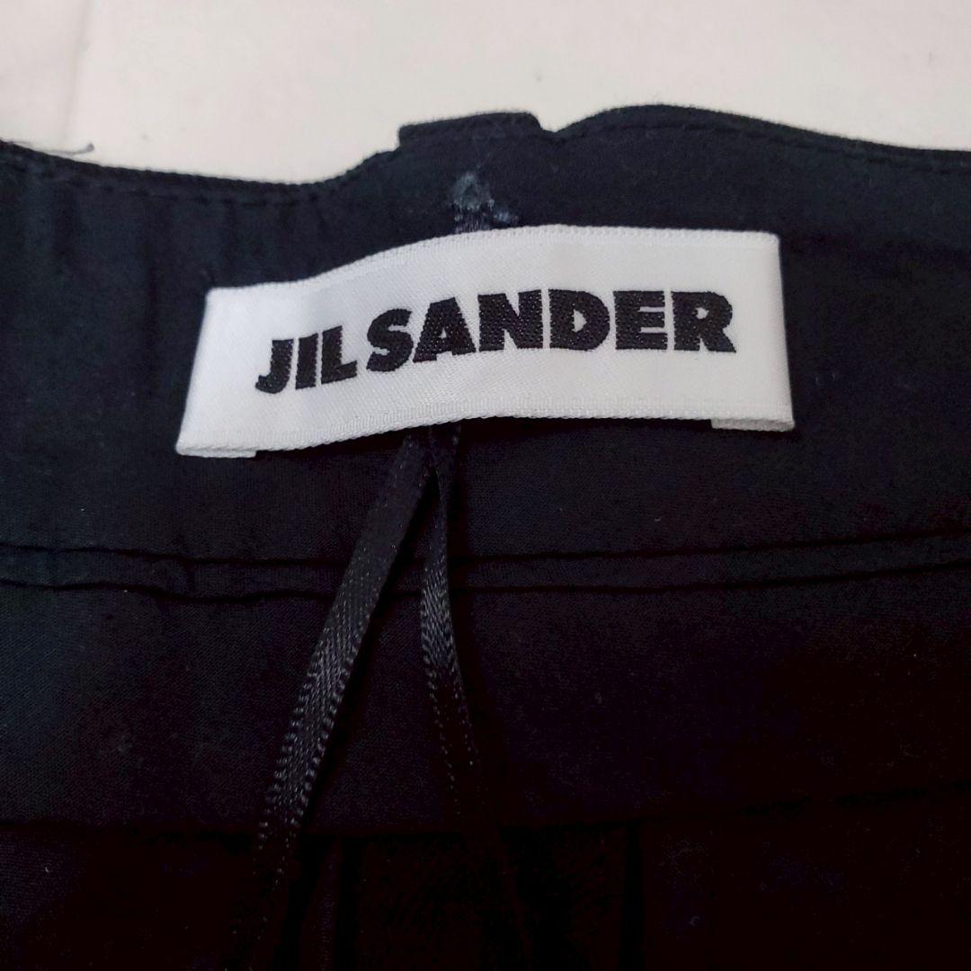 極美品・現行✨ジルサンダー ダブルコットンショートパンツ ブラック
