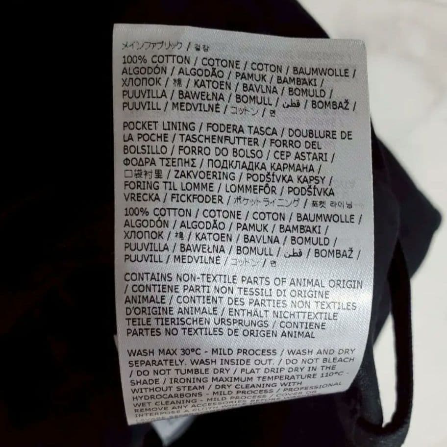 極美品・現行✨ジルサンダー ダブルコットンショートパンツ ブラック