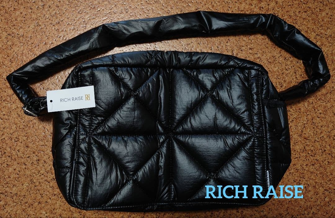 新品未使用】完売品 リッチレイズ マザーズバッグ ブラック - メルカリ