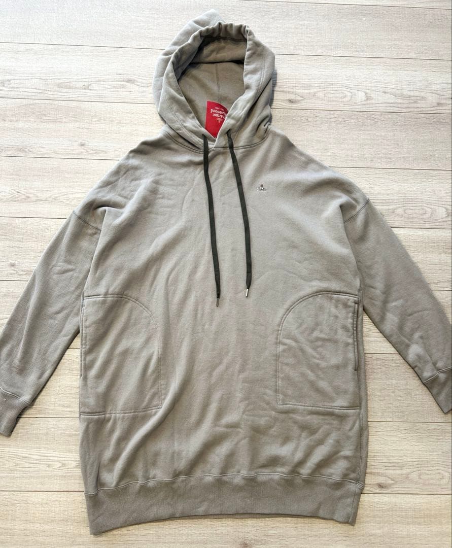 新品　ヴィヴィアンウエストウッドレッドレーベル パーカーワンピース　オーブ刺繍 Vivienne Westwood red label 美品 Red Label CHOICE ヴィヴィアン