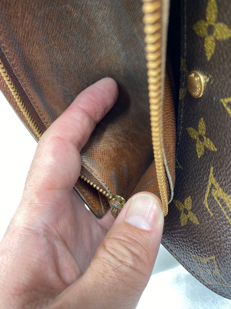 訳ありジャンク Louis Vuitton モノグラム 長財布 サラ 2枚 - メルカリ