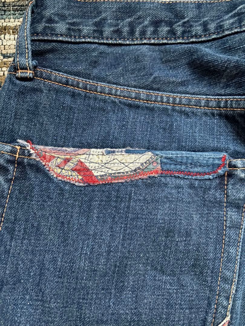 kapital キャピタル 初期 パッチワークデザイン ダークデニ