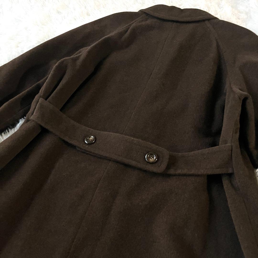 極美品】ロペ アンゴラ60%混 ロングコート ブラウン マキシ丈 - メルカリ