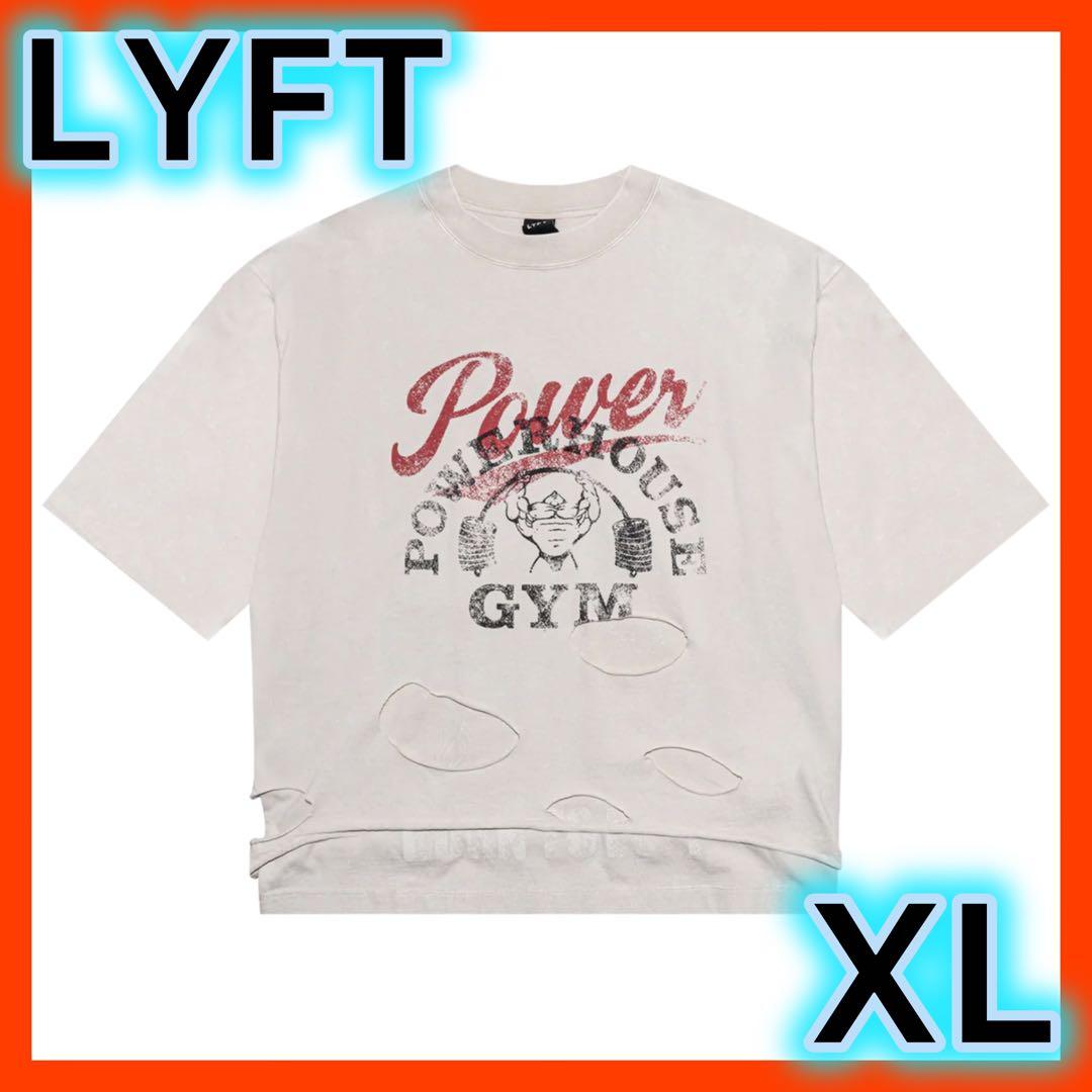 LÝFT × POWER HOUSE GYM Tシャツ アイボリー XLサイズ - メルカリ