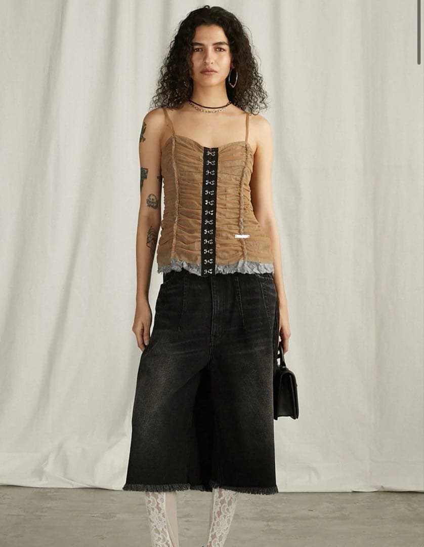 prankproject】Front Hook Eye Camisole