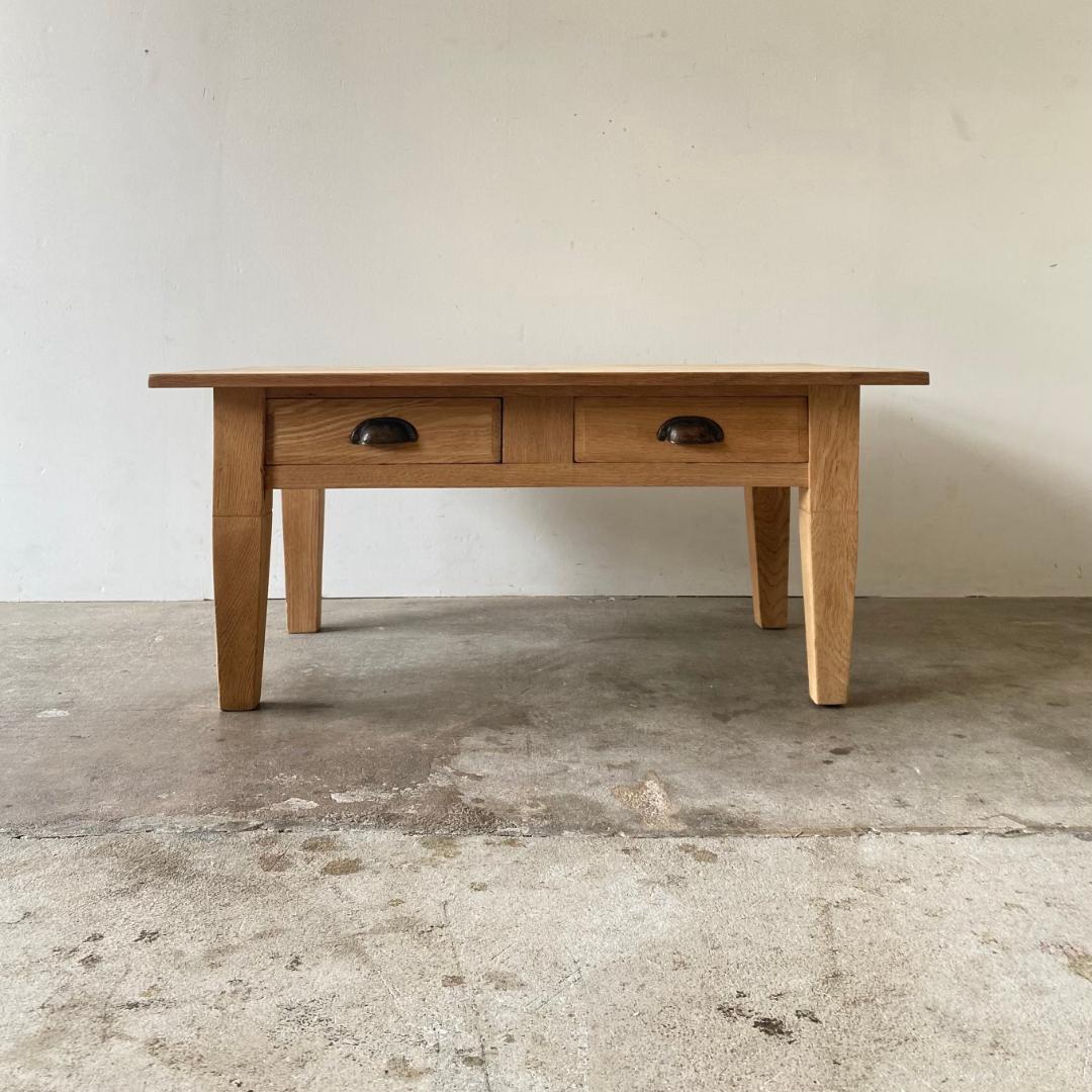 楢材　小テーブル　文机　古家具　アンティーク 文机/ローテーブル - 古家具・古道具 アンティーク家具 kubu（クブ）