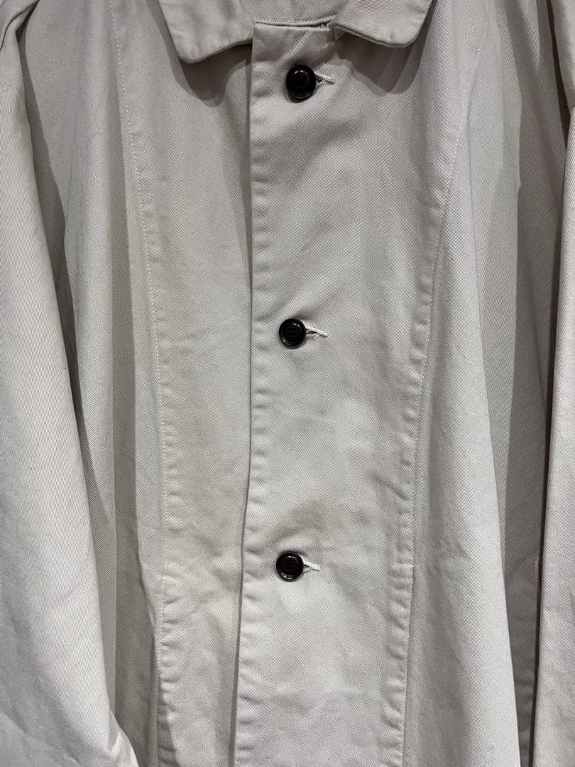 HARVESTY ハーベスティ オーバー ハーフコート アイボリー サイズ1