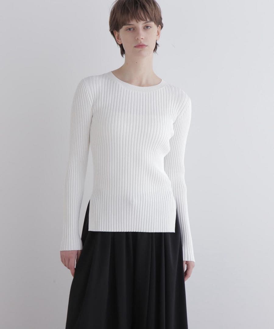 LEPHIL ルフィル ワイドリブロングスリーブニット - メルカリ