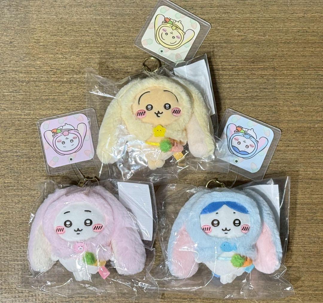 ちいかわ 台湾台北店限定 ロップイヤーなマスコット三点セット - メルカリ