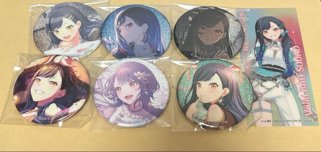 プロセカ グリッター缶バッジ 白石杏 - メルカリ