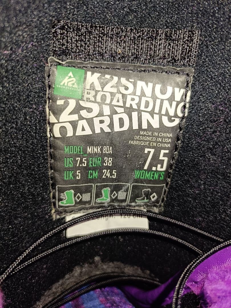 K2 レディース スノボシューズ(24.5cm)