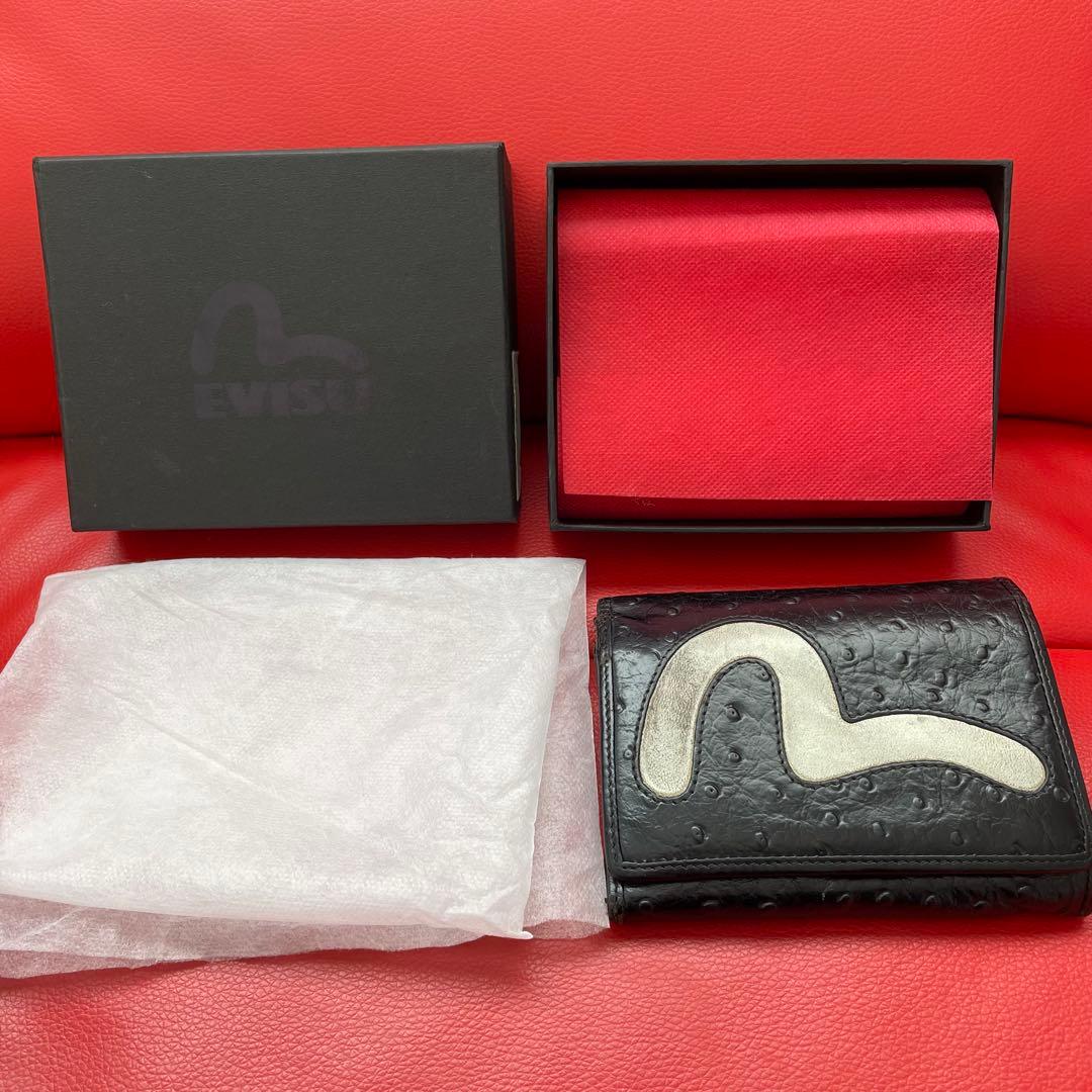 EVISU エヴィス 財布 二つ折り カモメ 箱あり - メルカリ