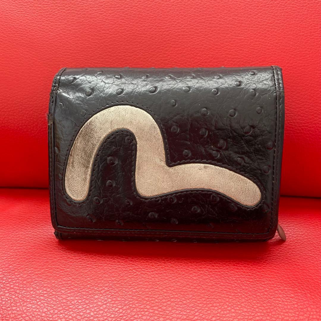 EVISU エヴィス 財布 二つ折り カモメ 箱あり - メルカリ