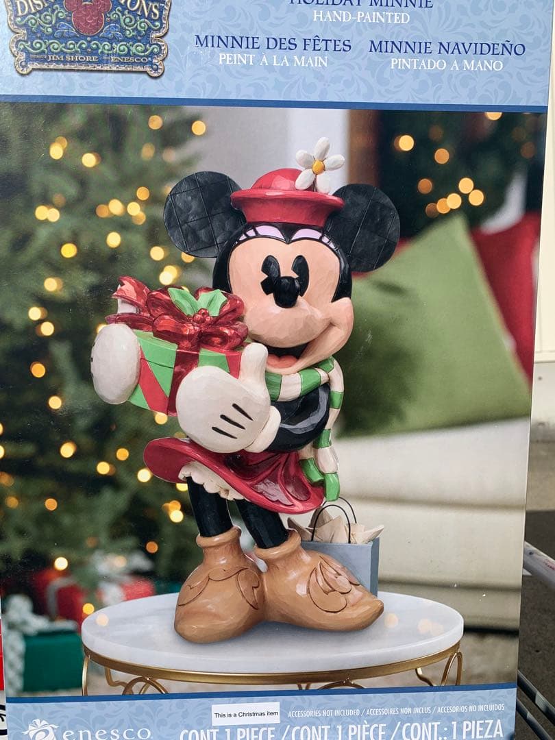 コストコ　クリスマス　ジムショア　ディズニー　ミニー　約43cm 最安値 369108480622622.jpg