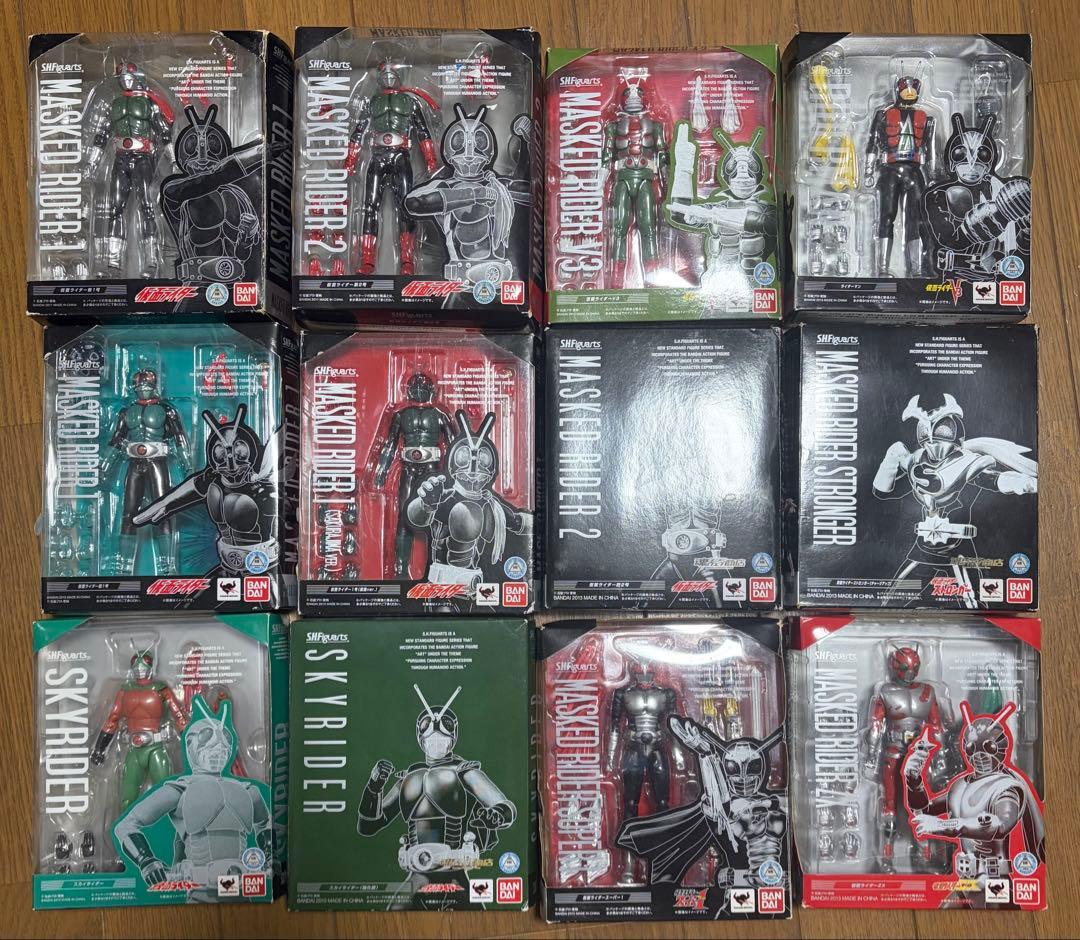 ト*ー様 フィギュアーツ　昭和ライダー 15体セット ついに集結!! フィギュアーツ 昭和10人仮面ライダー!! 10Raiders!!Sake