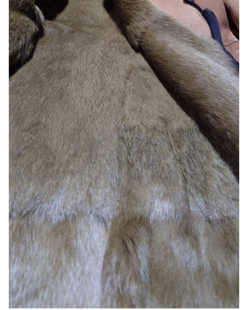 bajra rabbitfur leathercoat 90s archive