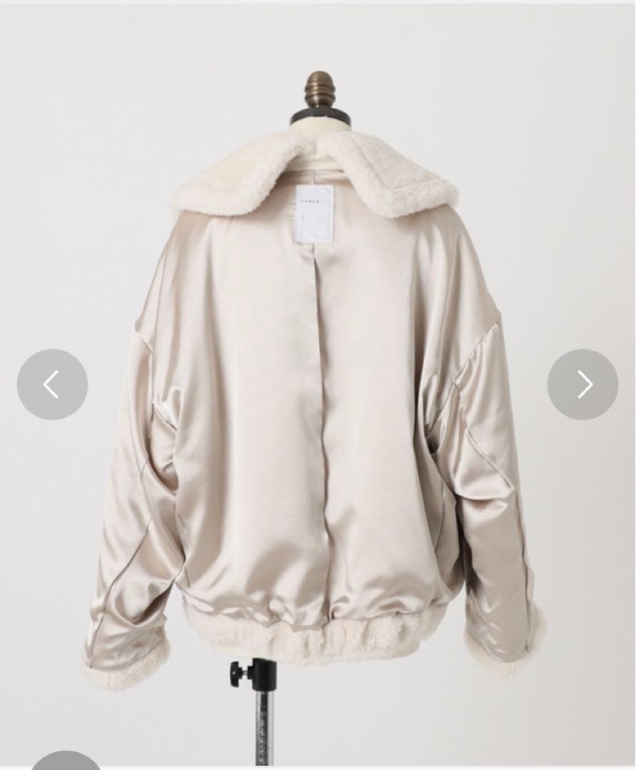 NOBLE スノーボアビッグカラーコートBAYCREW'S - メルカリ