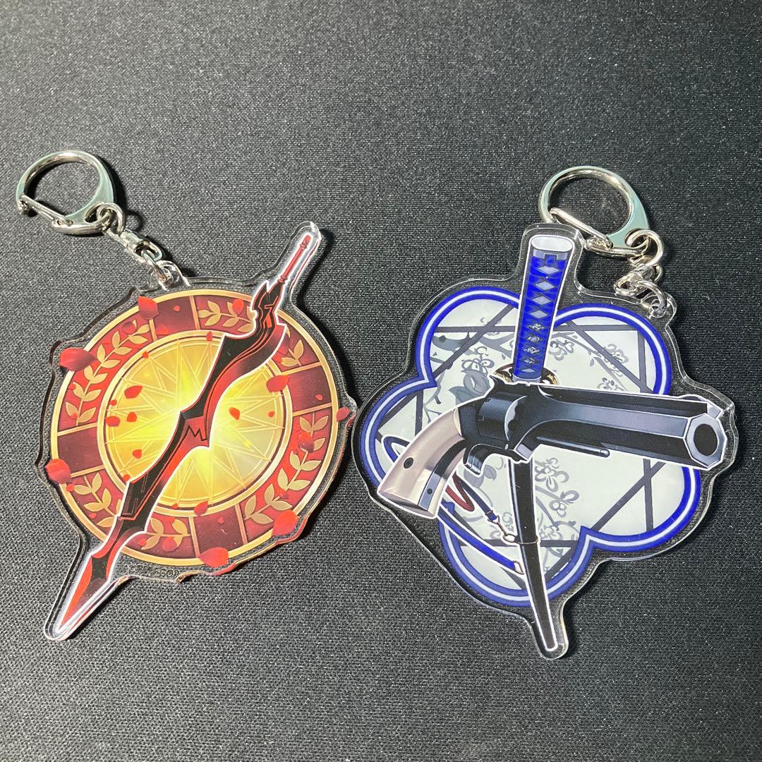 FGO指令紋章 コマンドコード アクリルキーホルダー ネロ 坂本龍馬