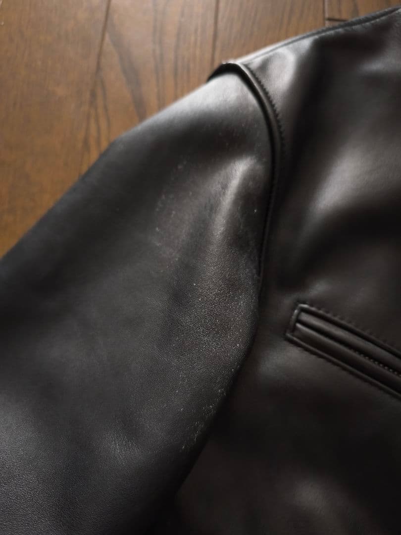 JAMES GROSE クラブマン カウレザーライダース サイズ36 - メルカリ