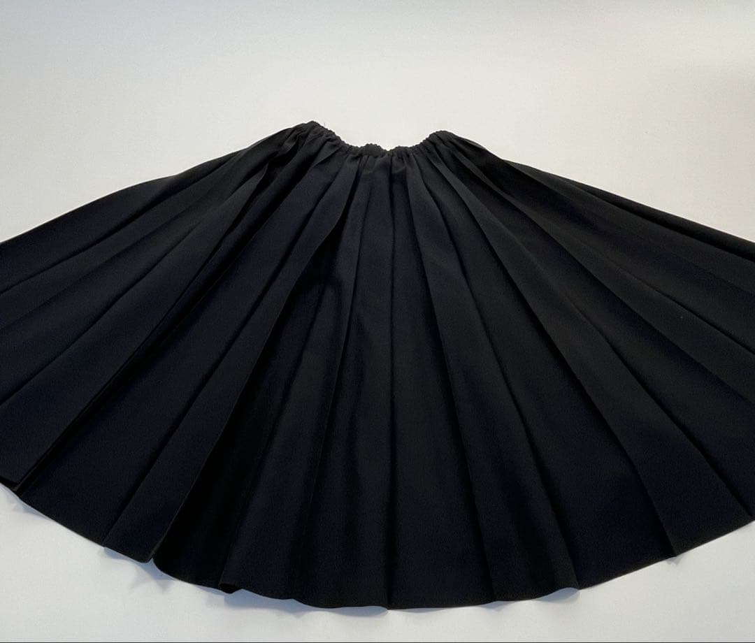 値下げ】ブラックコムデギャルソン アコーディオンプリーツスカート