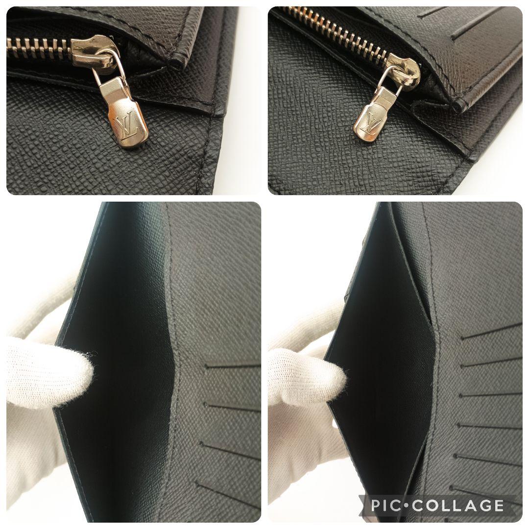 美品SS】ルイヴィトン タイガ 新型ブラザ ロゴシルバー金具 黒系 IC