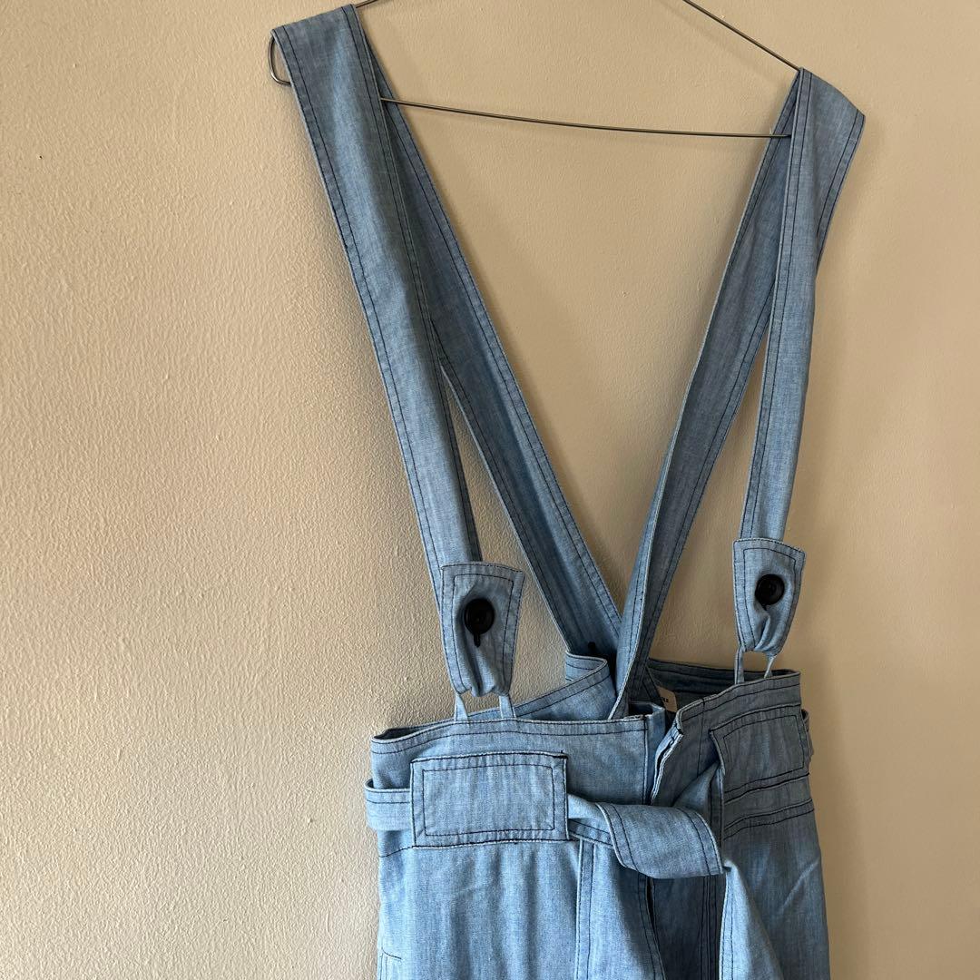 ISABEL MARANT ETOILEライトブルー サロペット デニム風