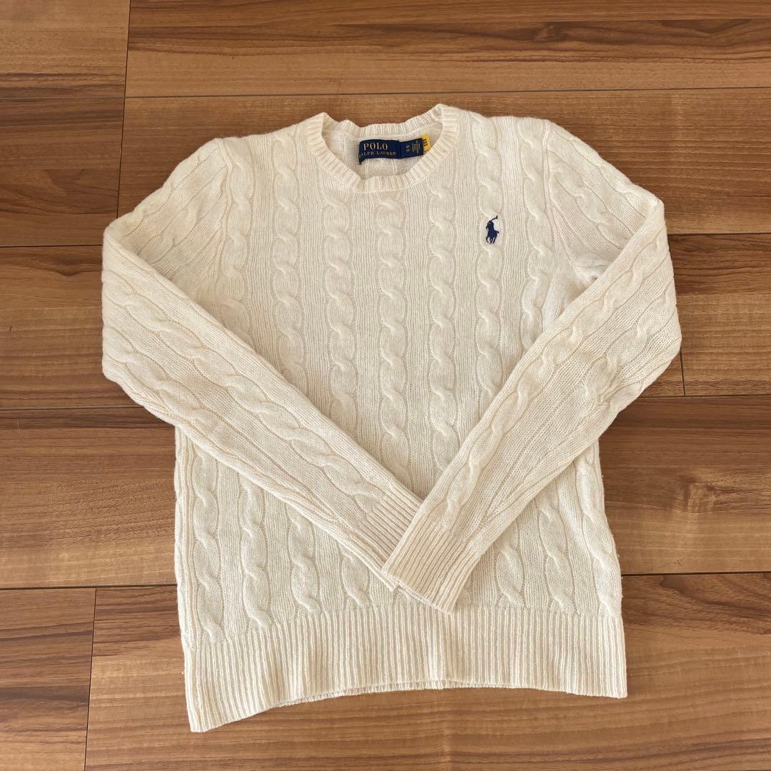 Polo Ralph Lauren ケーブルニット XS カシミヤ混 - メルカリ