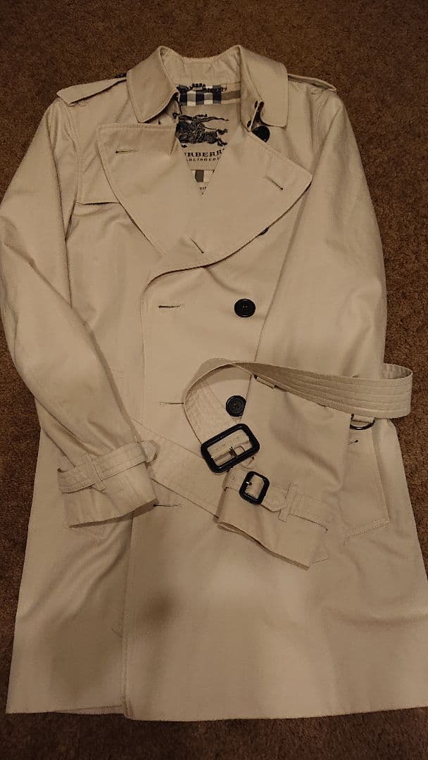 未使用44 バーバリーロンドントレンチコートケンジントン ストーン