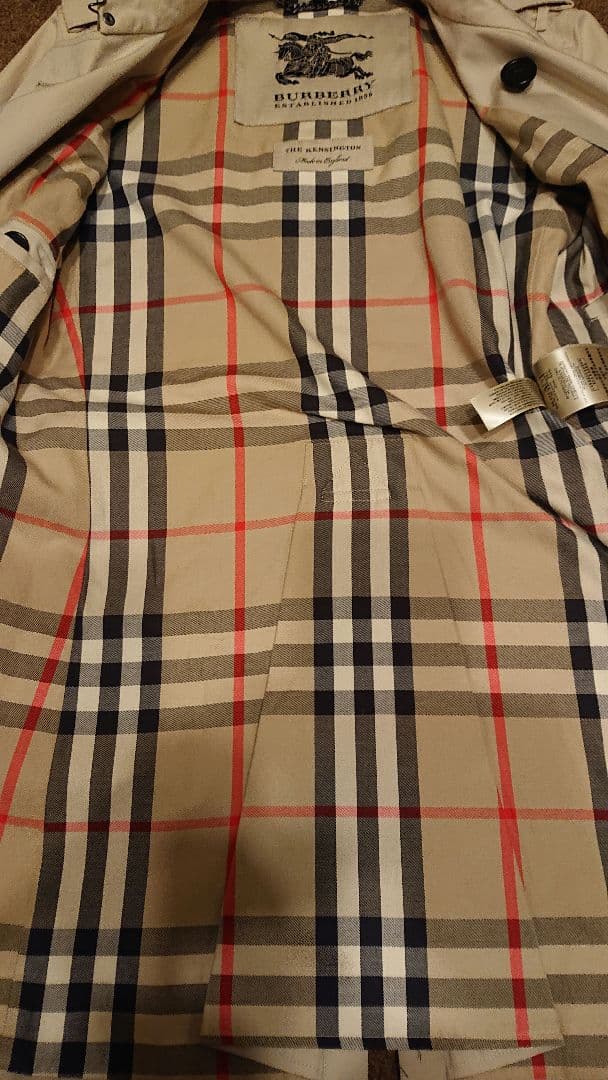 未使用44 バーバリーロンドントレンチコートケンジントン ストーン