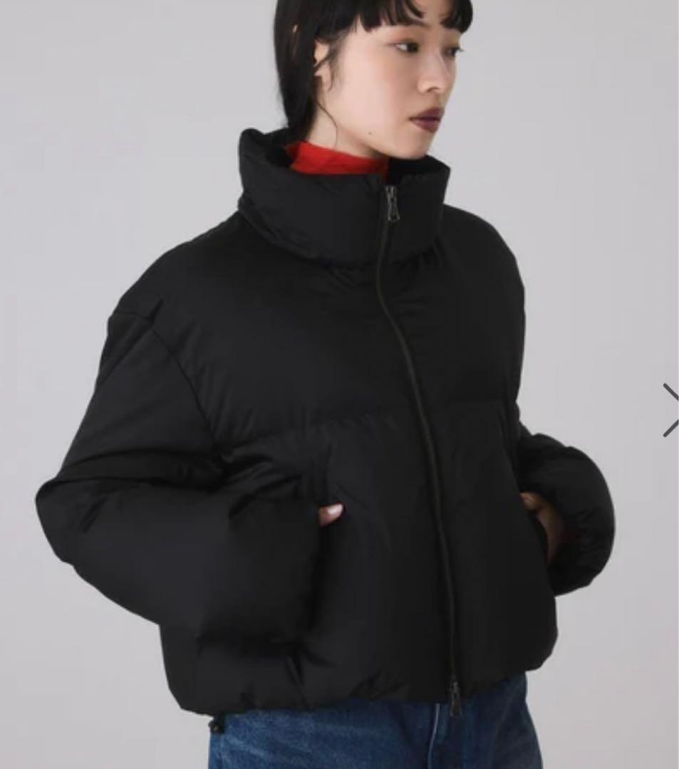 アダムエロぺ 2WAYフーディショートダウン 撥水 新品 ブラック - メルカリ