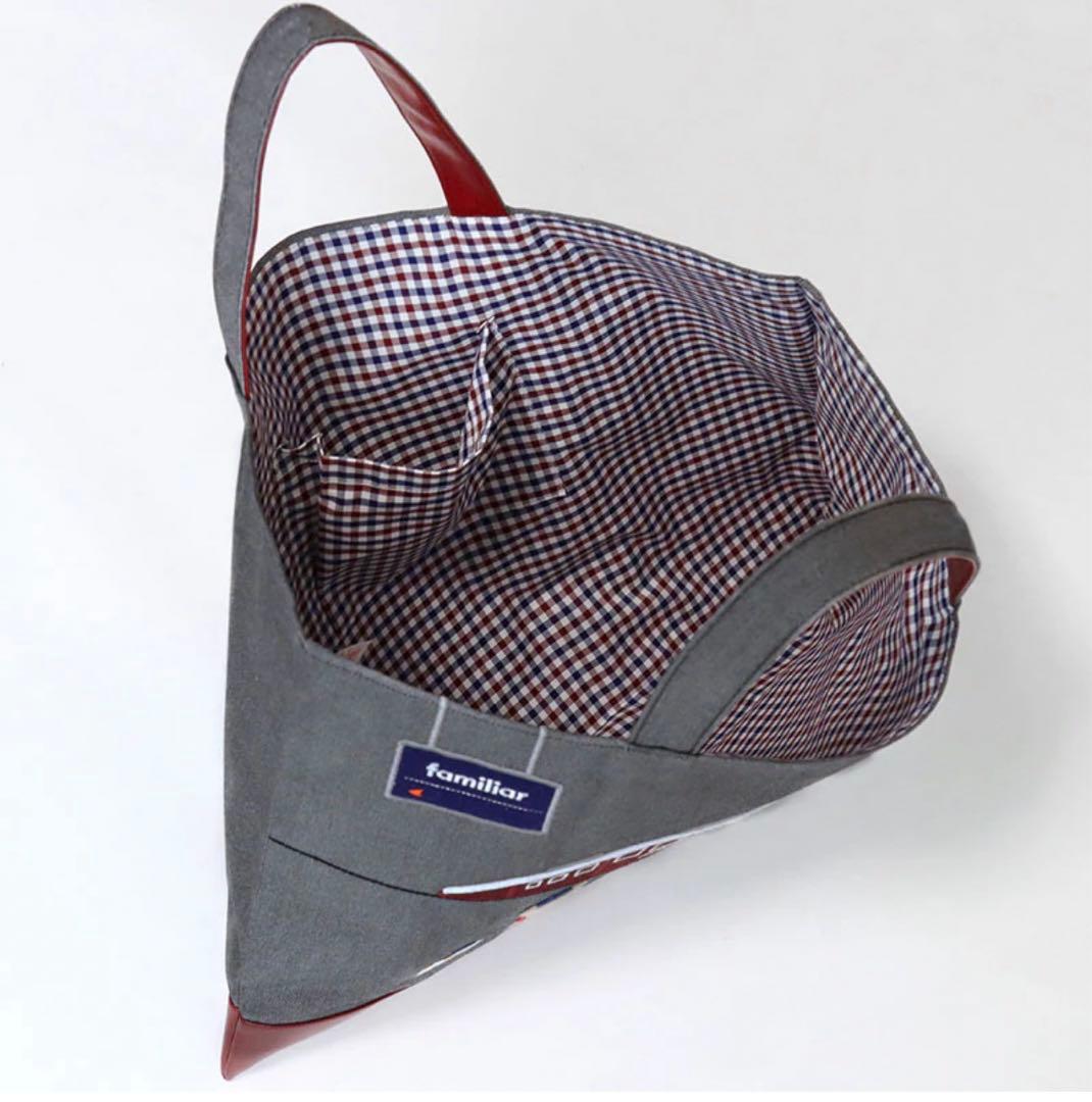 阪急電車ファミリアトートバッグ 阪急電車ファミリアファミリアデニム