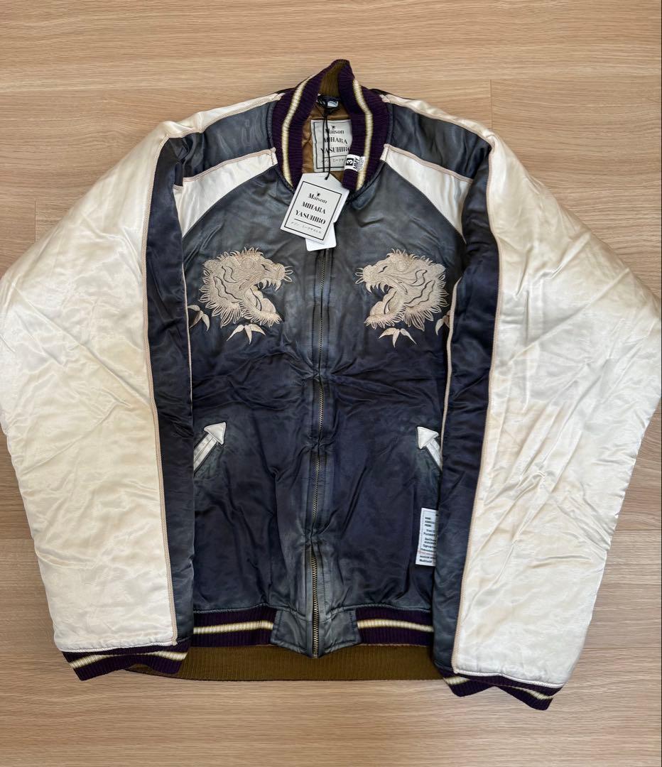 24AW メゾンミハラヤスヒロ スカジャン パープル 48 - メルカリ