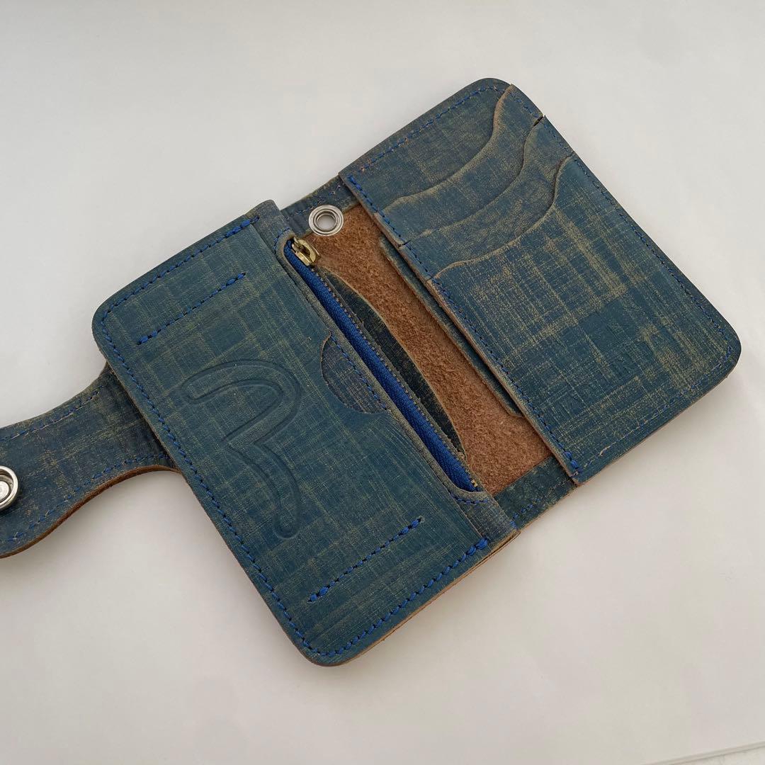 希少】EVISU エヴィス ど根性ウォレット ミニ財布 インディゴ - メルカリ