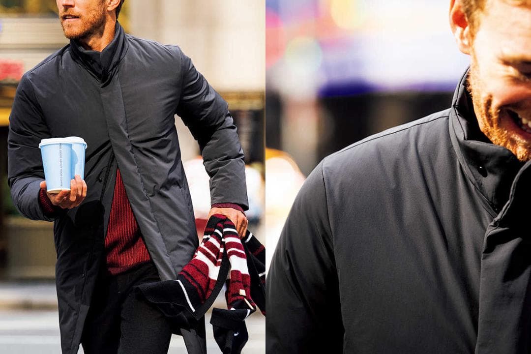 定価8万！】Theoryメンズ高級ダウンコートXSビジネス軽量Safari掲載