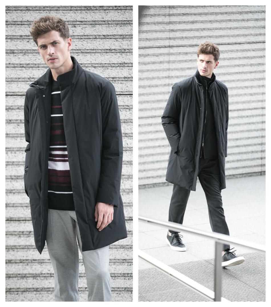 定価8万！】Theoryメンズ高級ダウンコートXSビジネス軽量Safari掲載