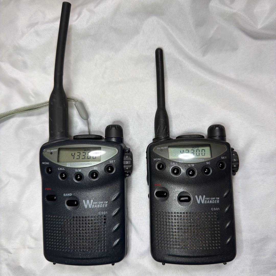 稀少STANDARD FMトランシーバー 144/430MHz C501 STANDARD FMトランシーバー 144/430MHz C501