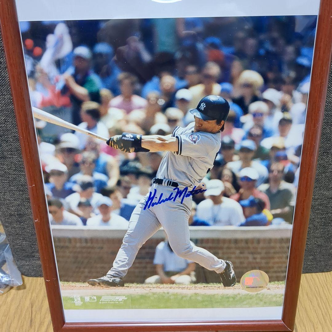 松井秀喜 直筆サイン入りフォト ニューヨーク・ヤンキース - メルカリ