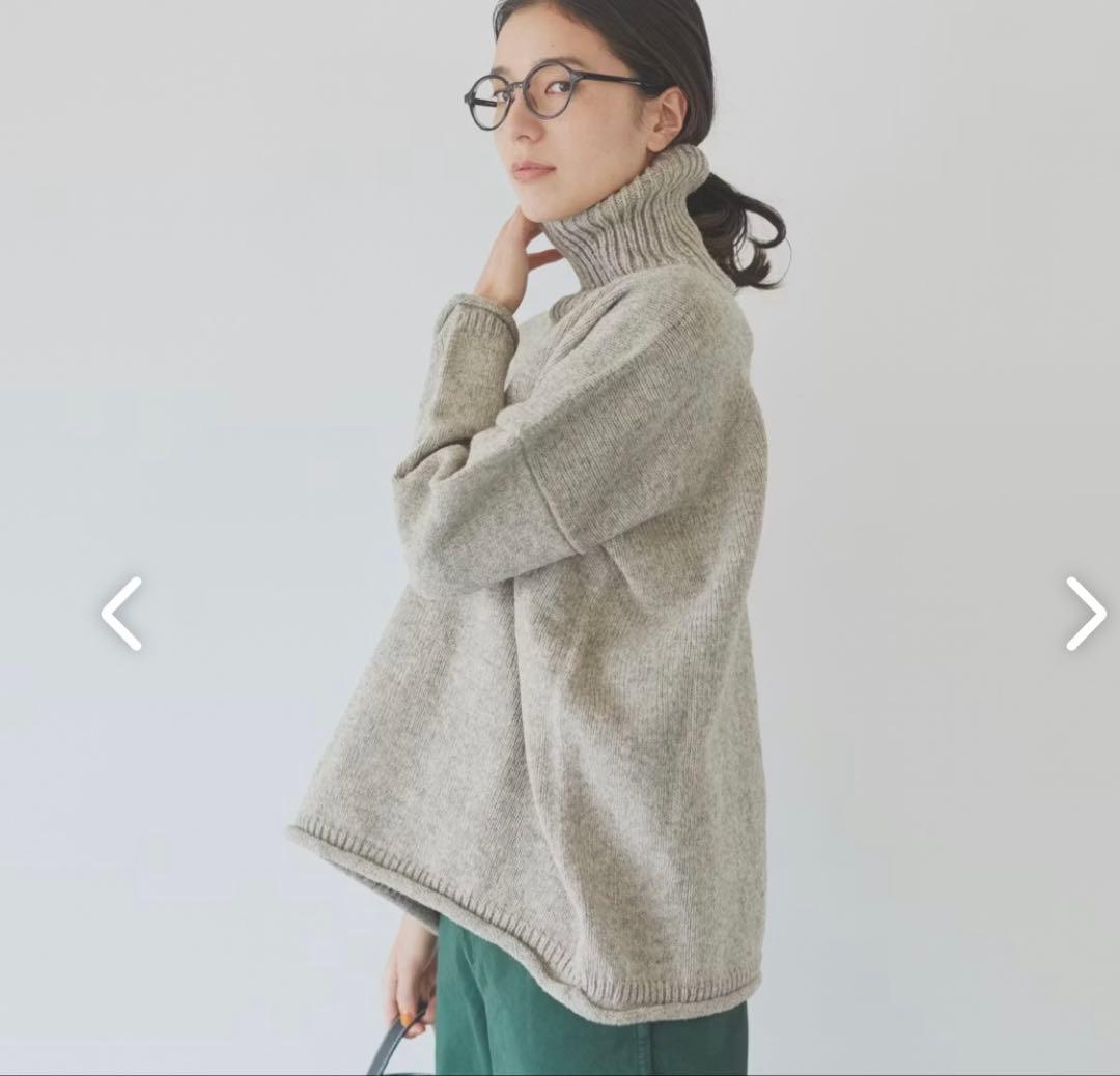 北欧暮らしの道具店、ユティリテ、ペルー製タートルネックセーター