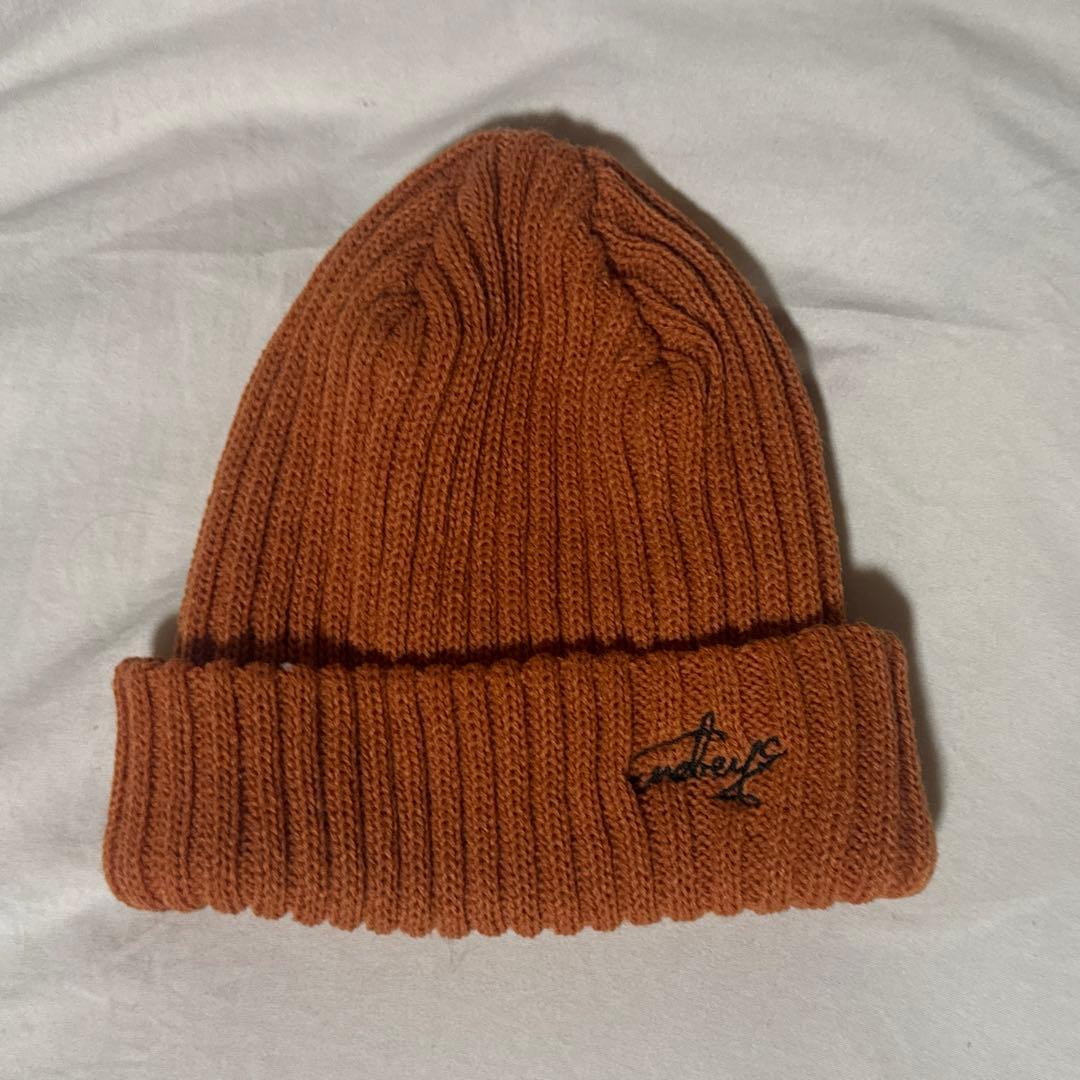 enebeyc エネベイク ニット帽 ビーニー オレンジ SnowMan向井康二